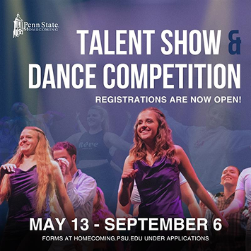 Homecoming Talent Show and Dance Competition graphic