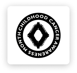 Childhood Cancer Awareness Month badge design
