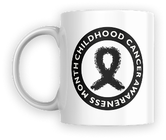 Childhood Cancer Awareness Month mug design