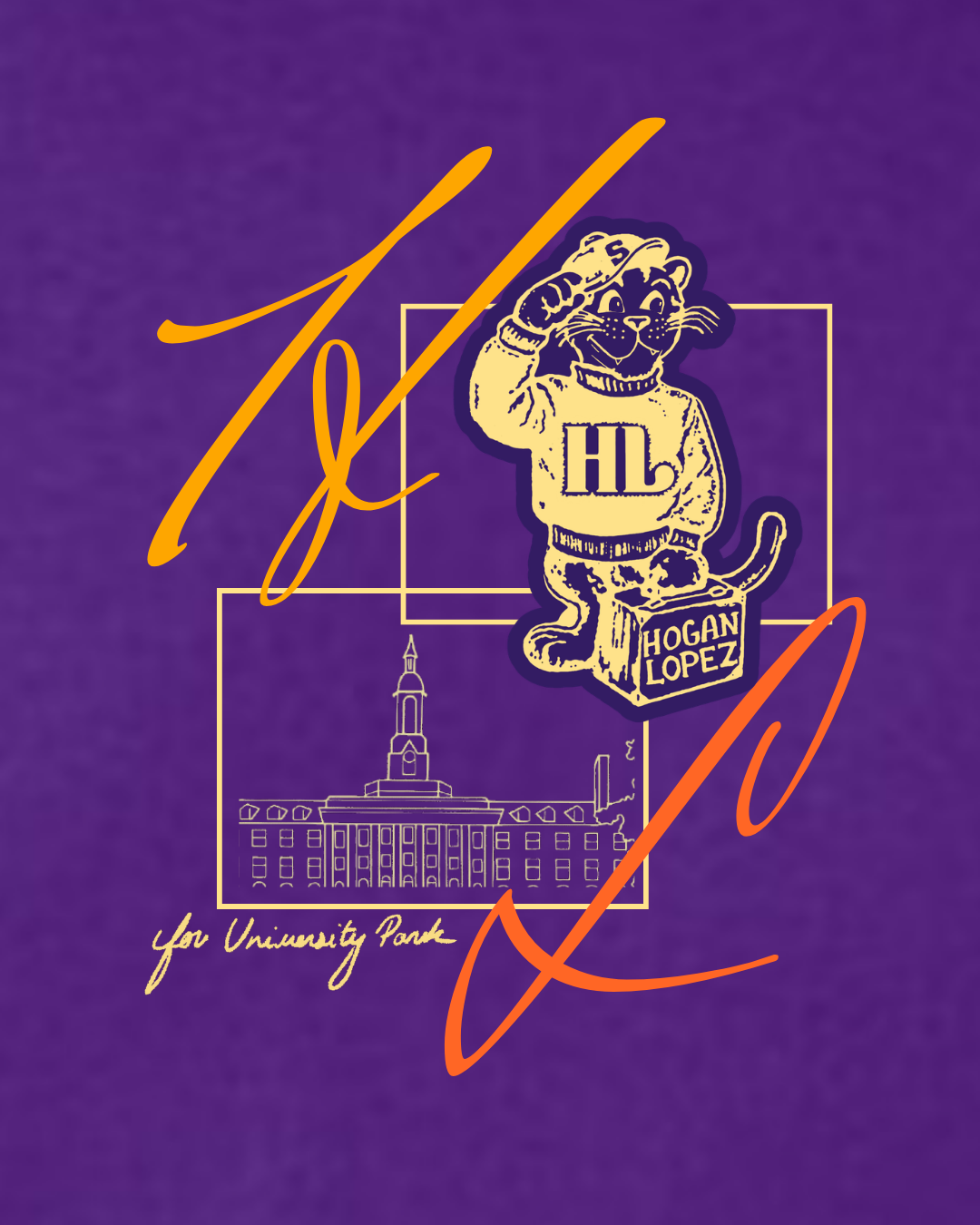Hogan-Lopez wordmark logo for University Park